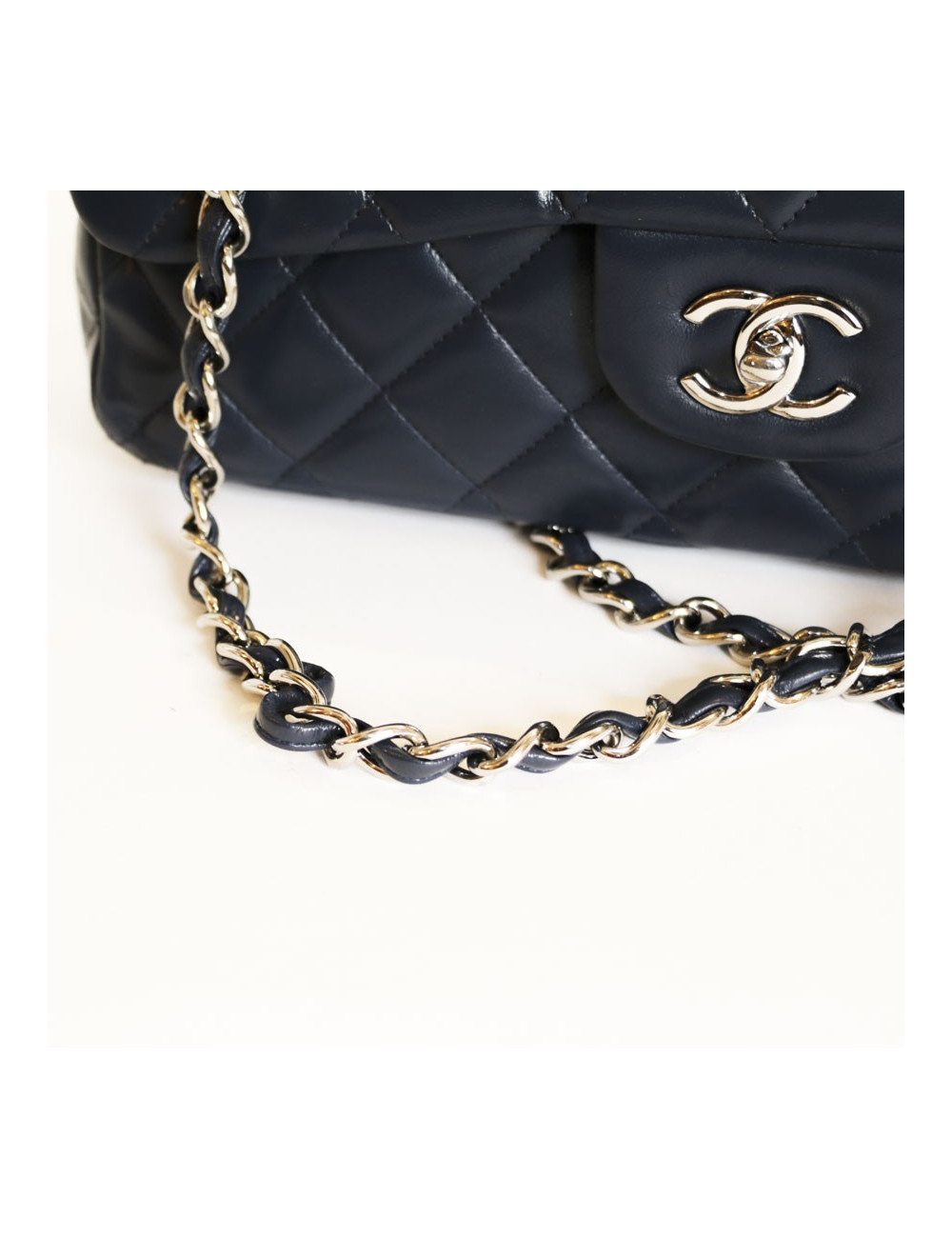 Sac Jumbo CHANEL bleu marine