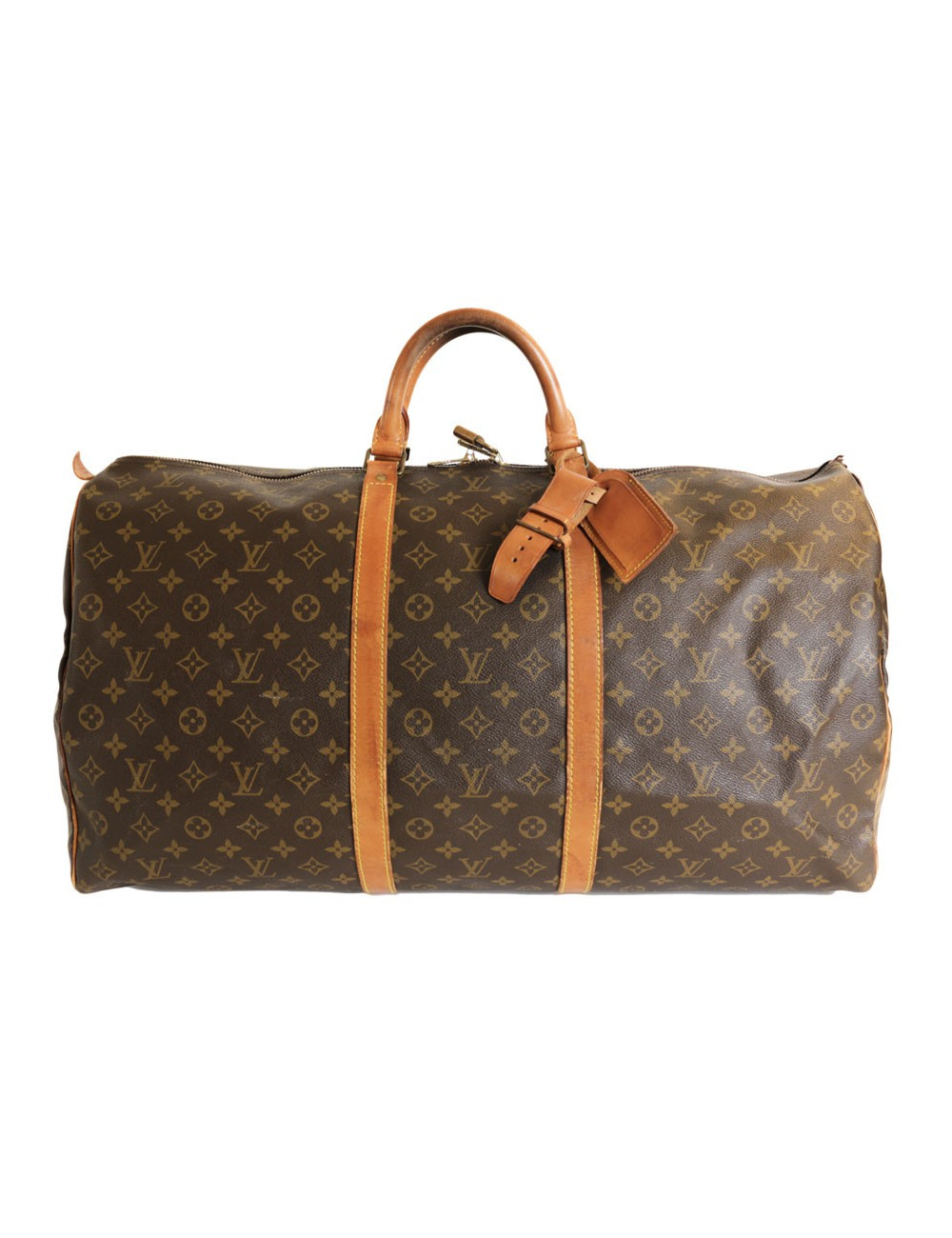 Sac keepall 60 LOUIS VUITTON toile monogram marron