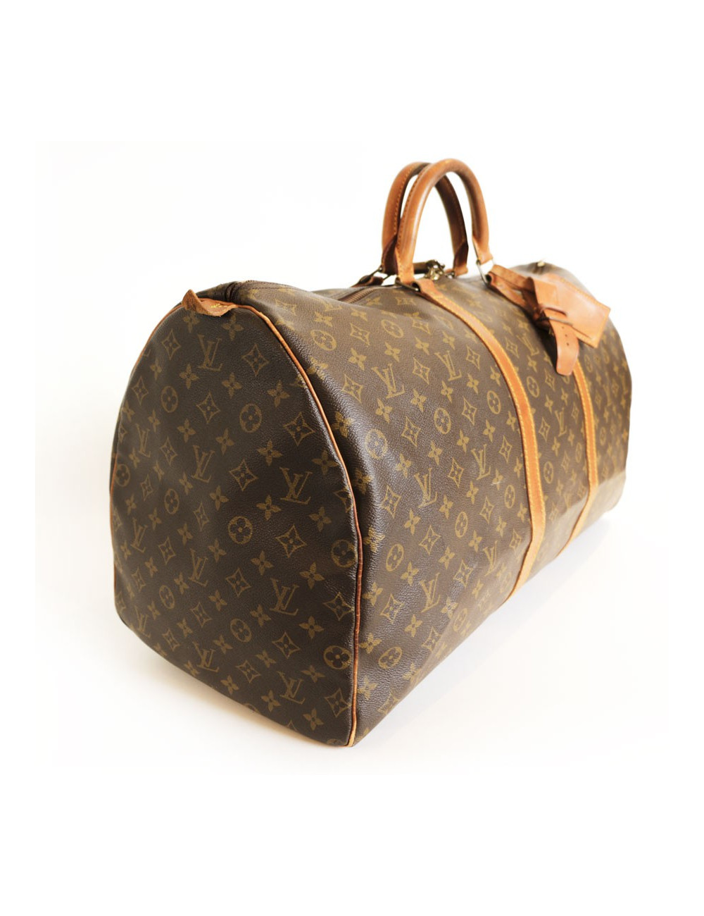 Sac keepall 60 LOUIS VUITTON toile monogram marron
