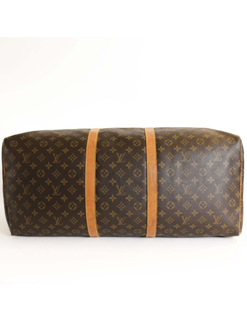 Keepall 60 LOUIS VUITTON Brown monogram canvas bag