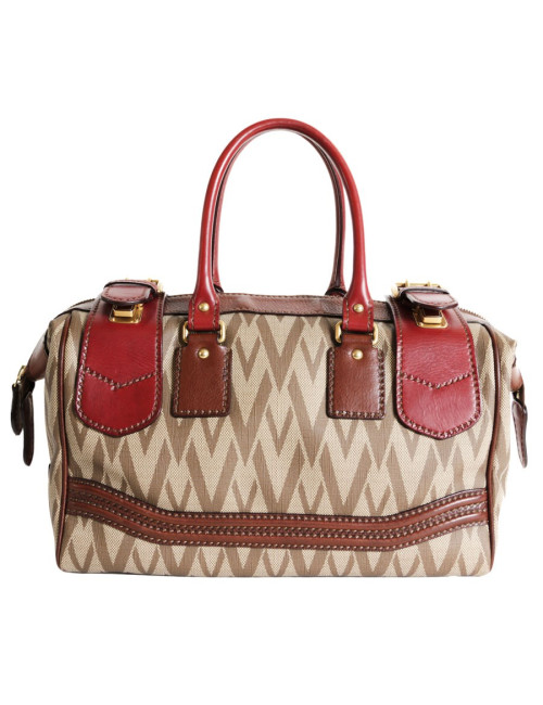 Sac VALENTINO toile et cuir