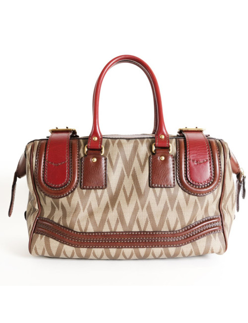 VALENTINO canvas and leather bag