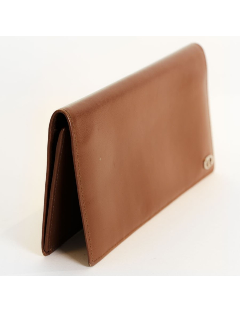 Portefeuille DIOR cuir marron