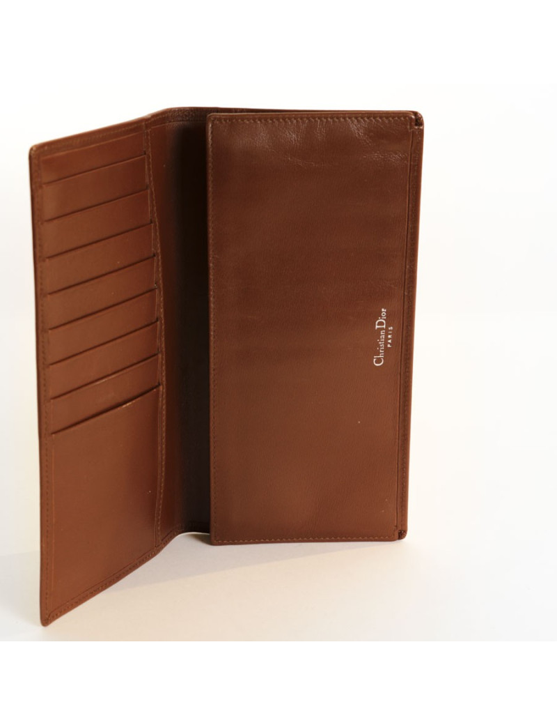 Portefeuille DIOR cuir marron