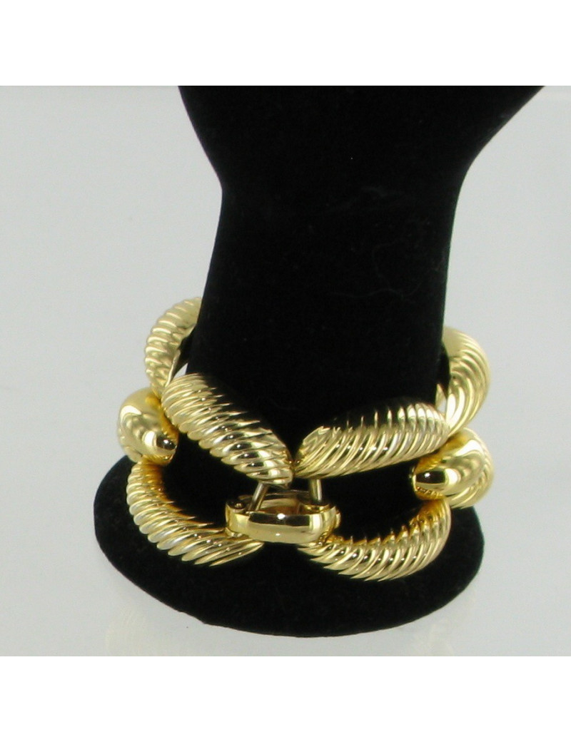 Bracelet maillons ciselés CHRISTIAN DIOR