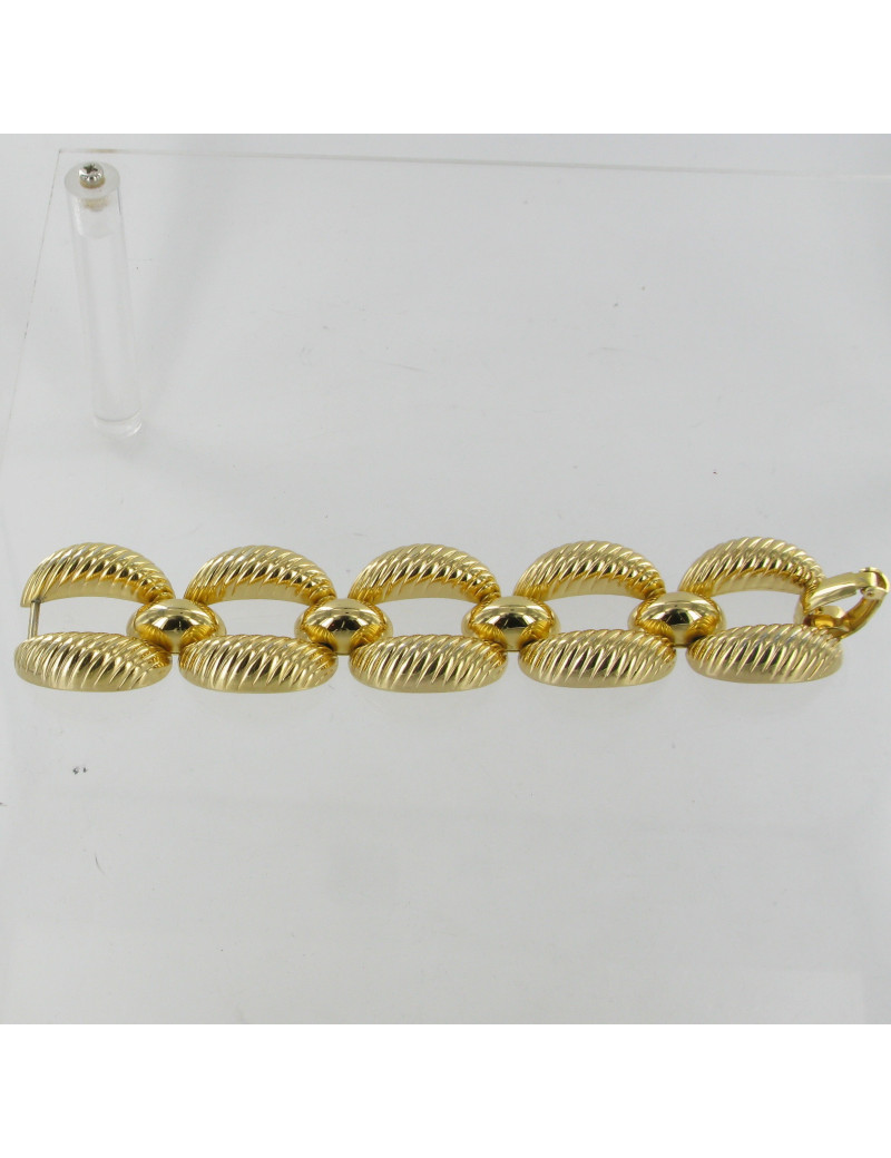 Bracelet maillons ciselés CHRISTIAN DIOR