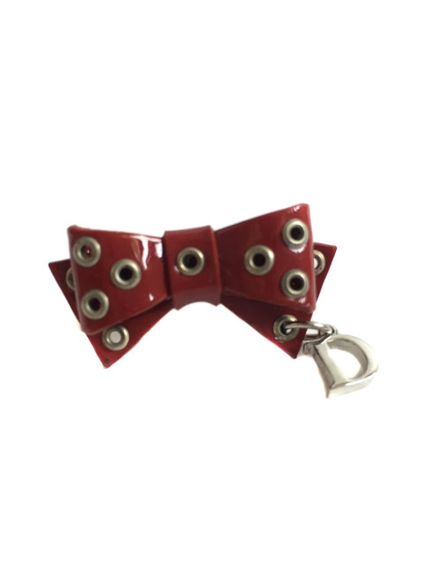 Broche CHRISTIAN DIOR Vintage bordeaux