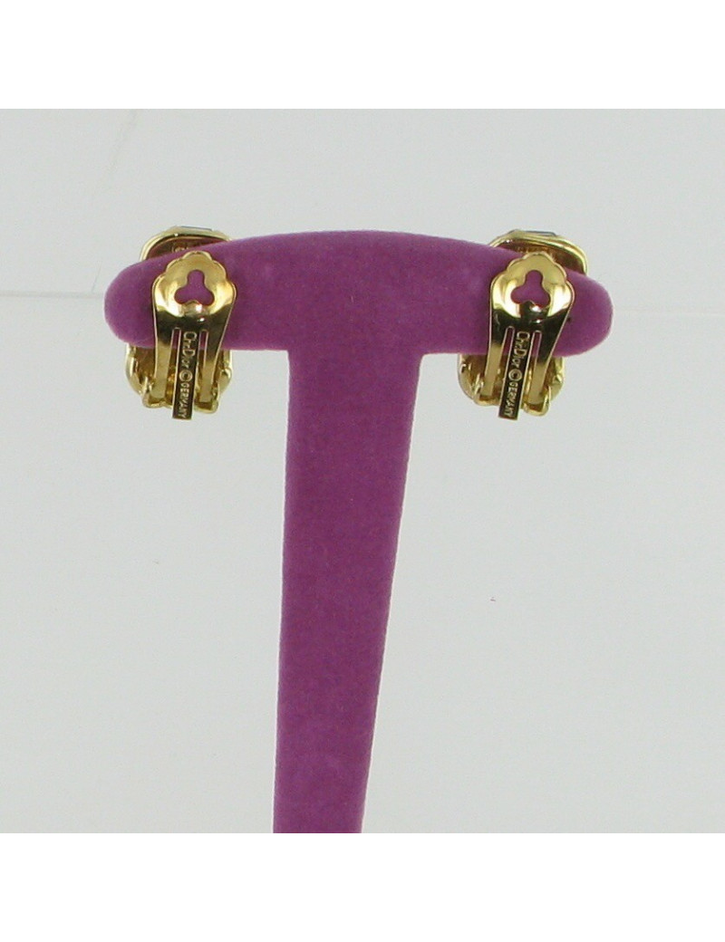 Bo clip strass et pâte de verre CHRISTIAN DIOR