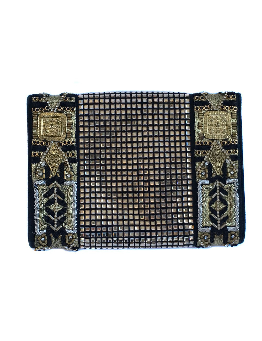 Pochette  du soir BALMAIN brodée or
