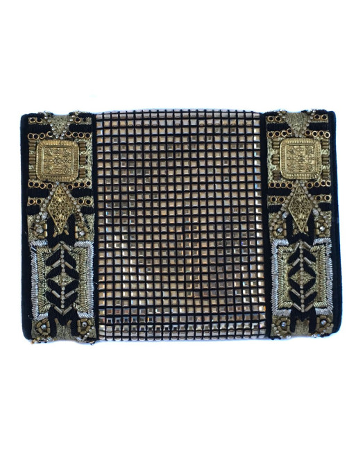 Pochette  du soir BALMAIN brodée or