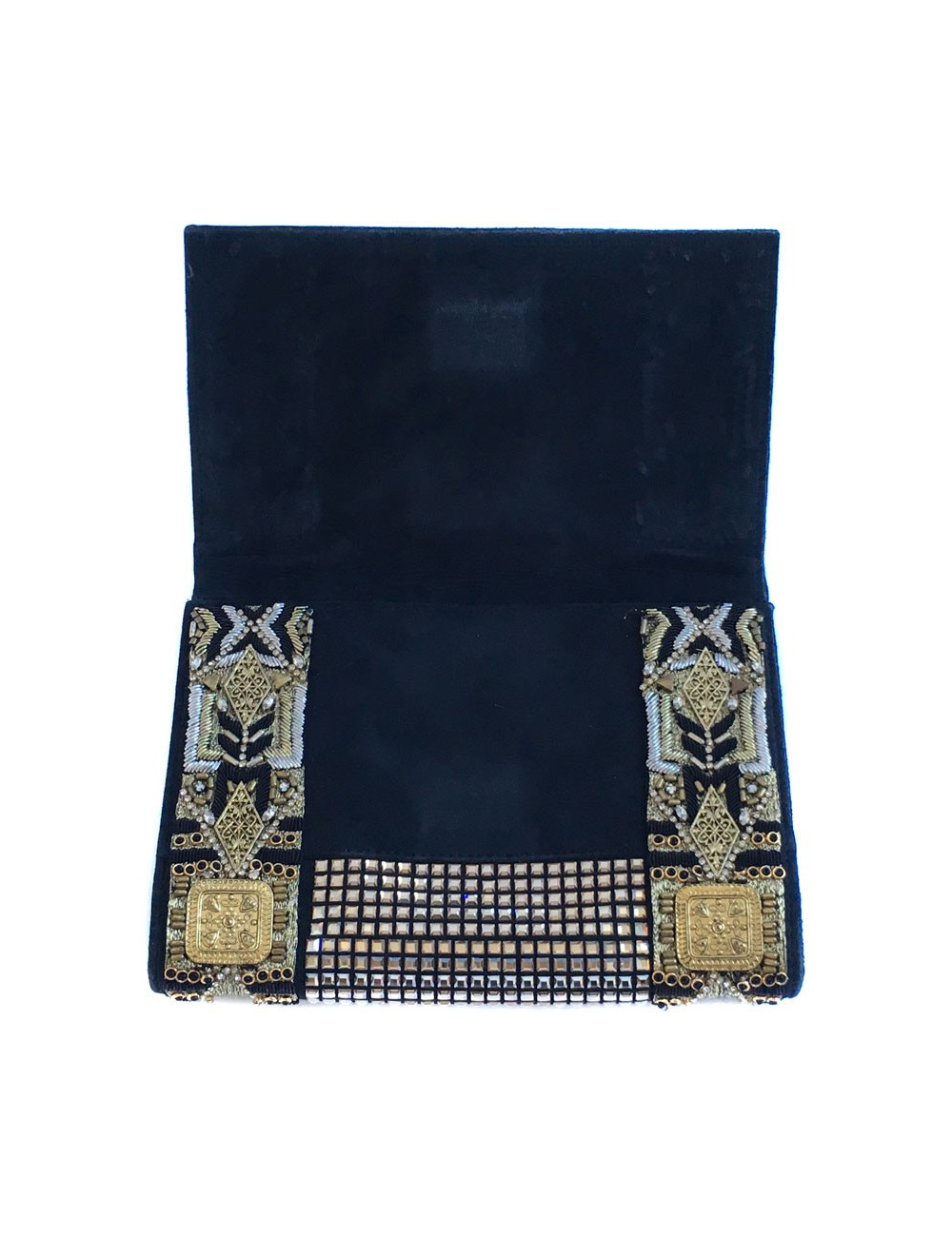 Pochette  du soir BALMAIN brodée or