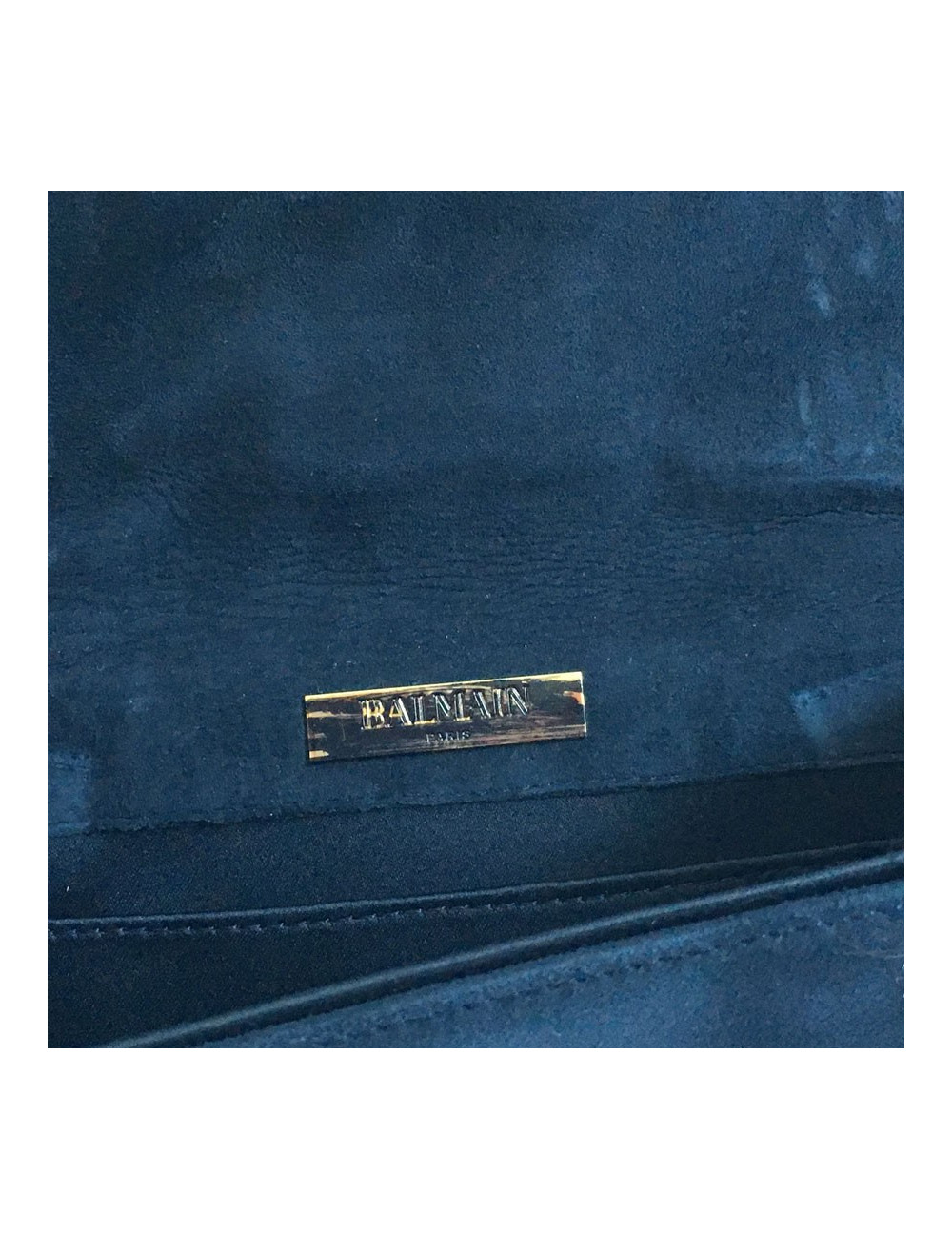 Cover of the evening embroidered gold BALMAIN