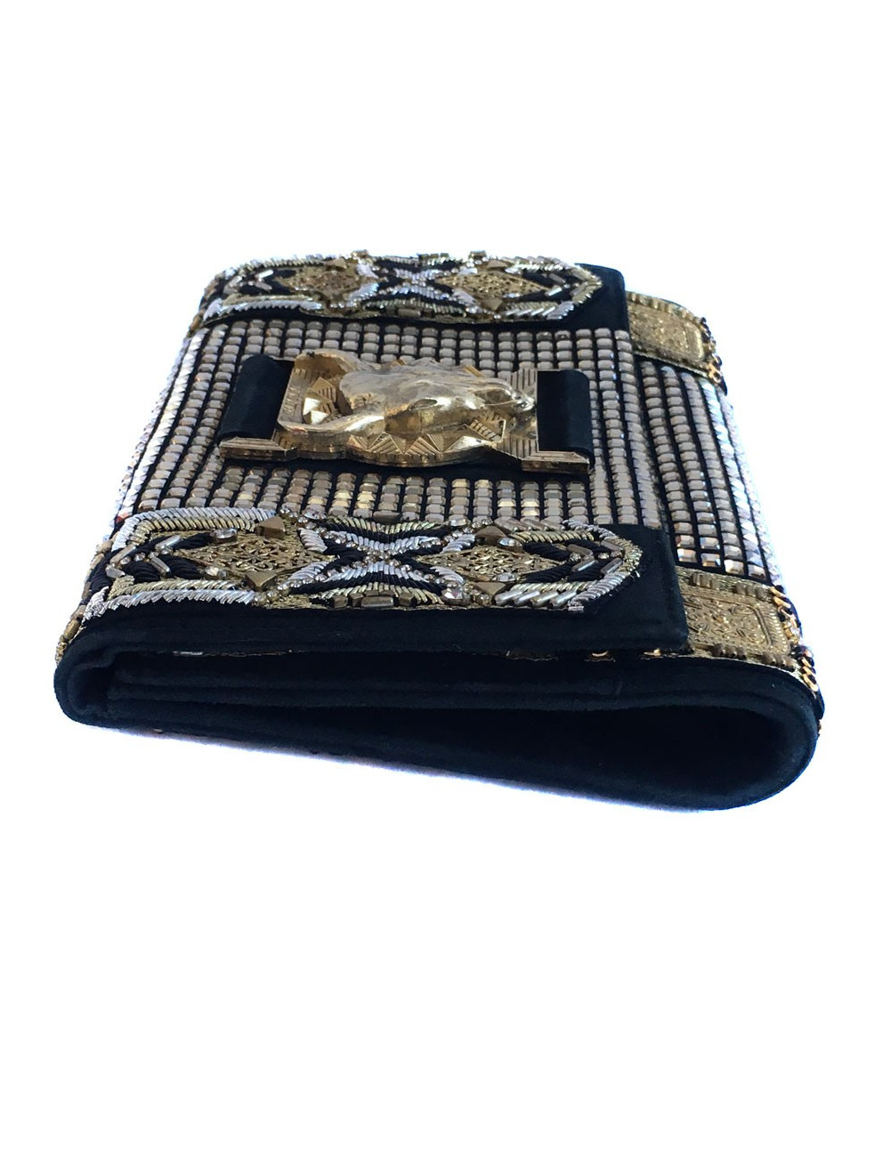 Pochette  du soir BALMAIN brodée or