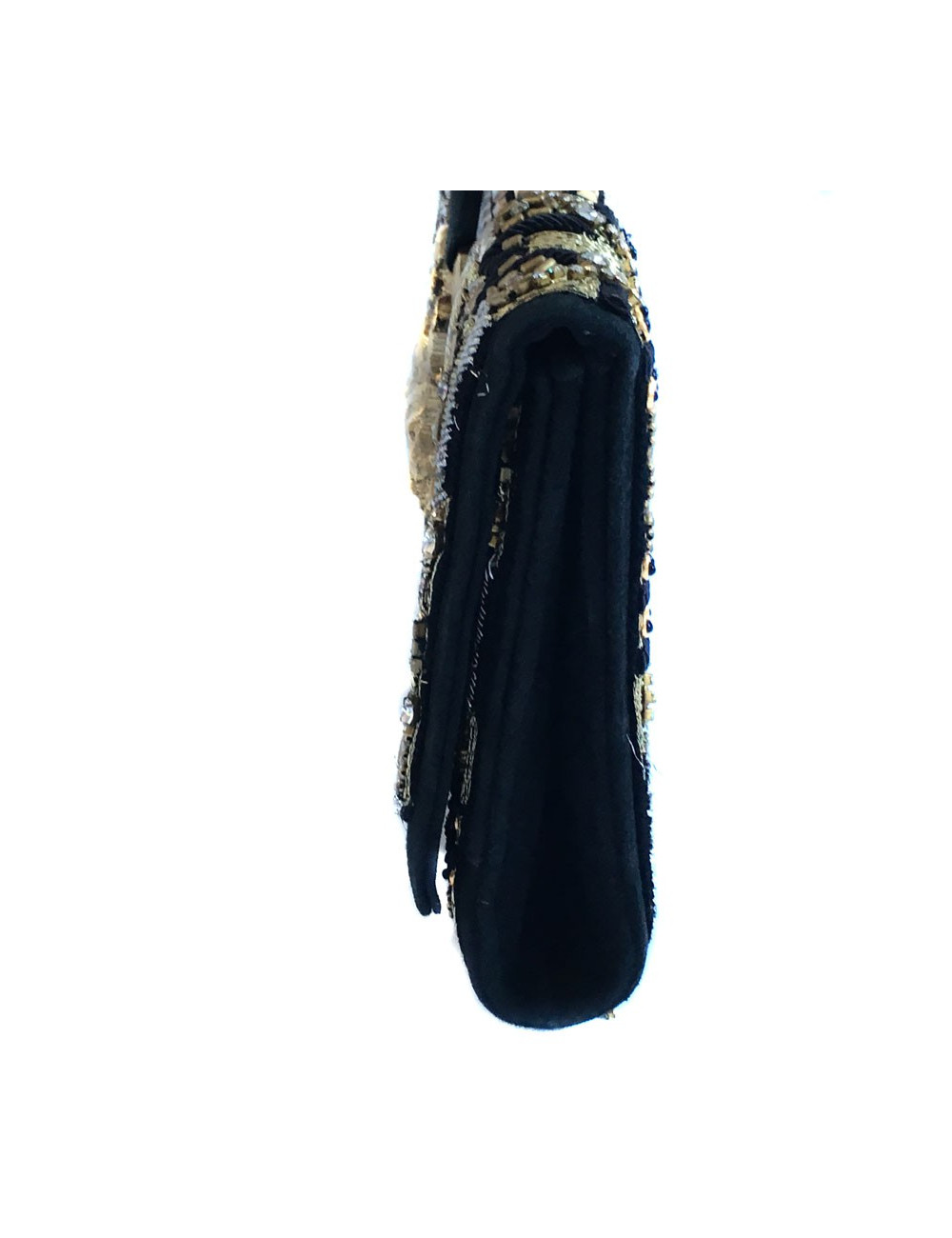 Cover of the evening embroidered gold BALMAIN