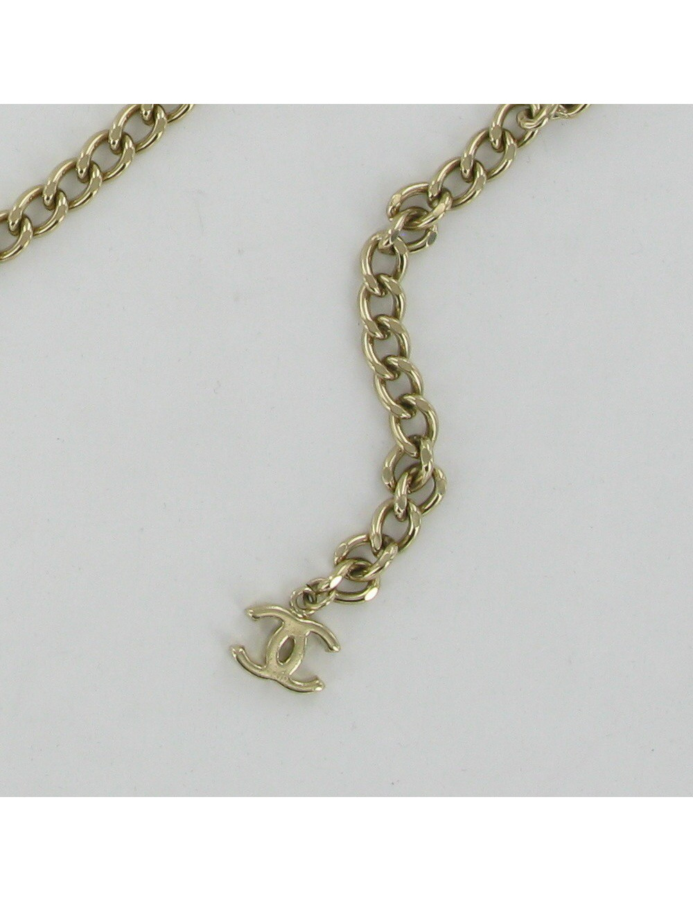 Ceinture sautoir chaîne dorée CHANEL