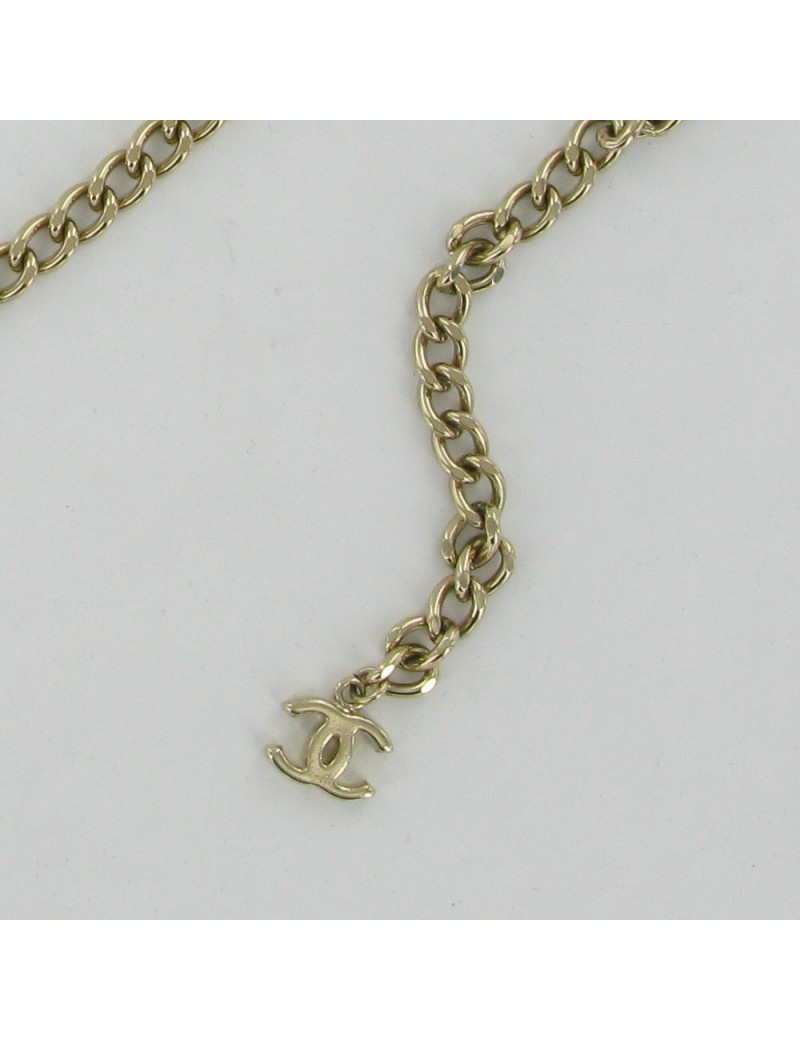Ceinture sautoir chaîne dorée CHANEL