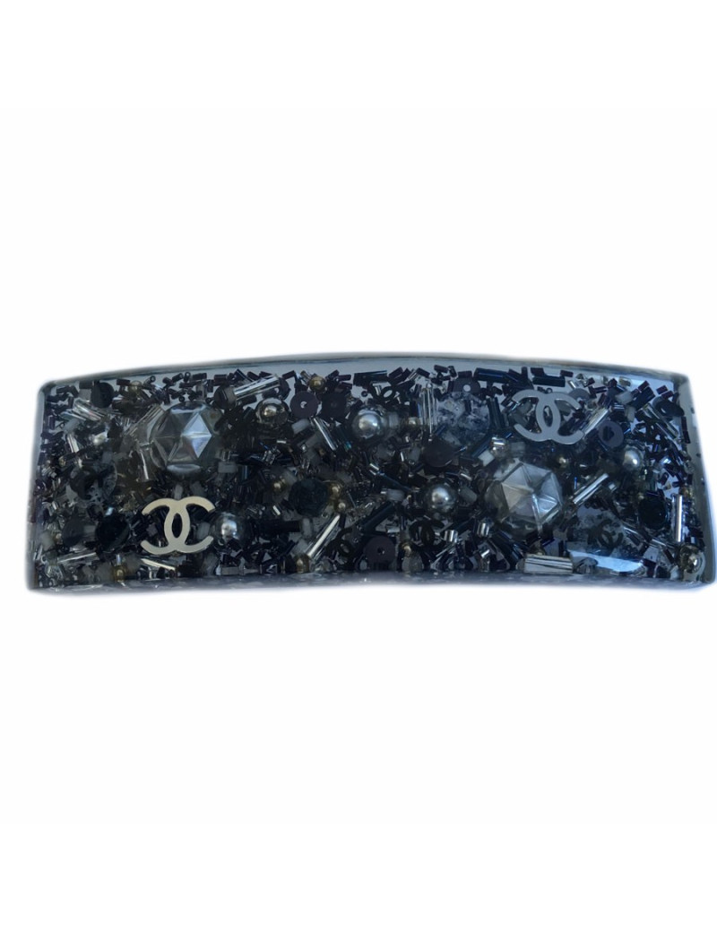 Barrette à cheveux CHANEL avec inclusion de perles