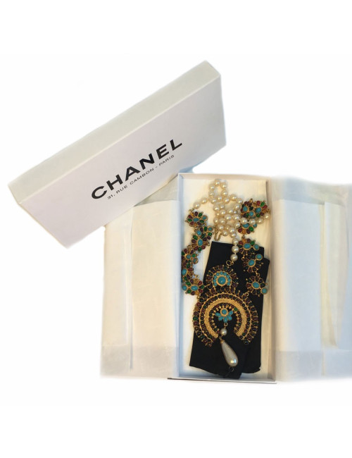 Collier haute couture CHANEL byzantin Paris-Bombay"