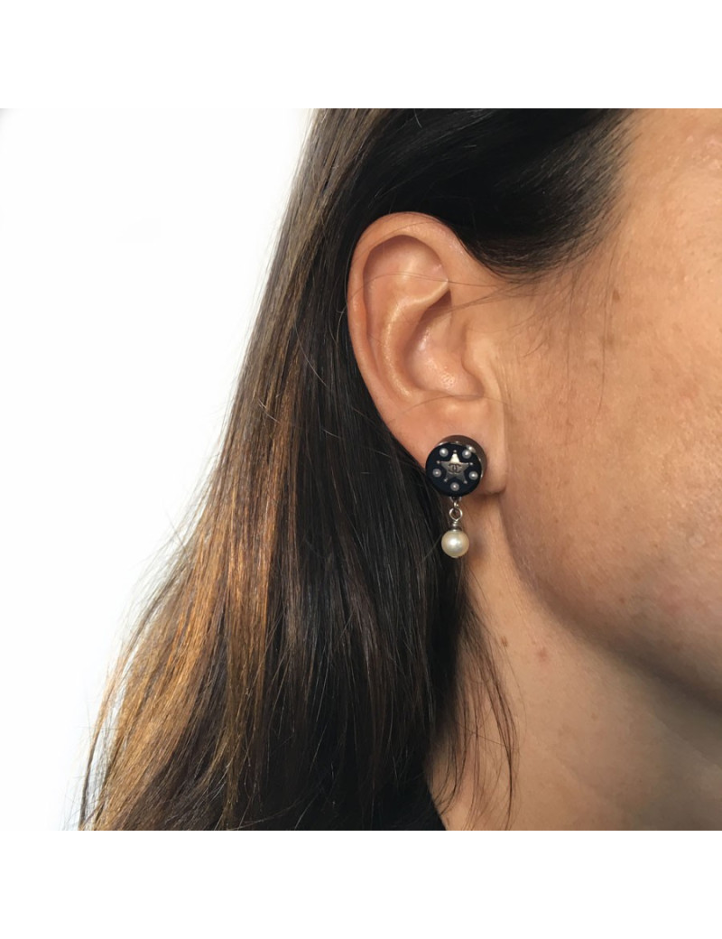 Nails CHANEL Paris Dallas collection earrings