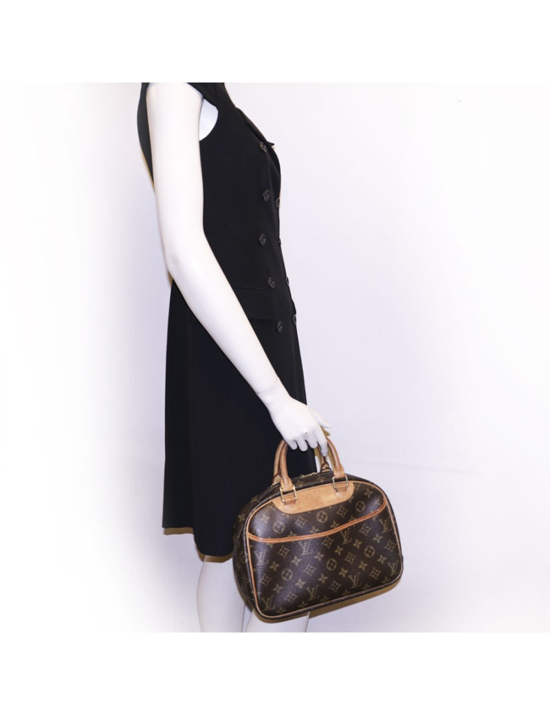 Sac 'deauville' LOUIS VUITTON toile monogram marron