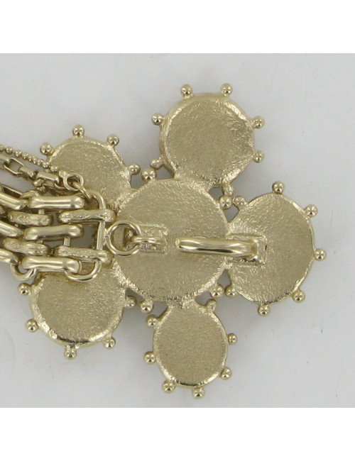 Ceinture bijou en métal or pâle CHANEL