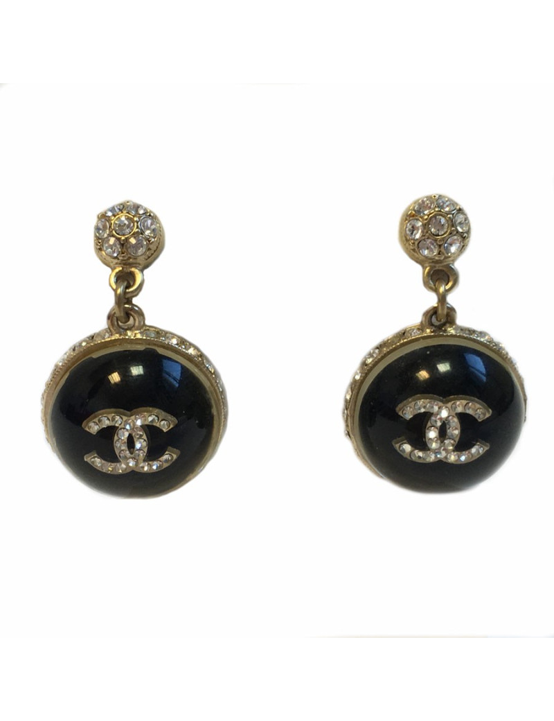 Boucles d'oreille clous pendants CHANEL