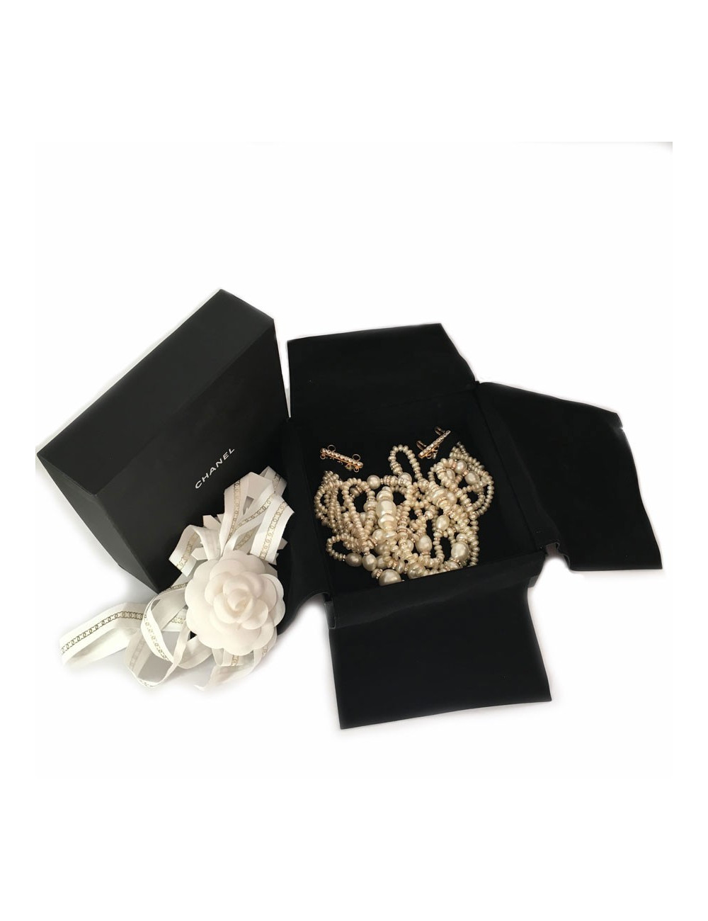 Multirangs Couture CHANEL Pearly beads necklace