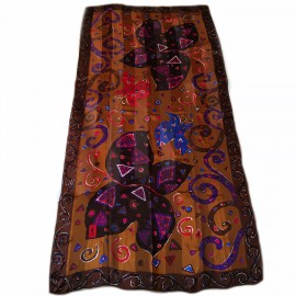 YVES SAINT LAURENT silk shawl