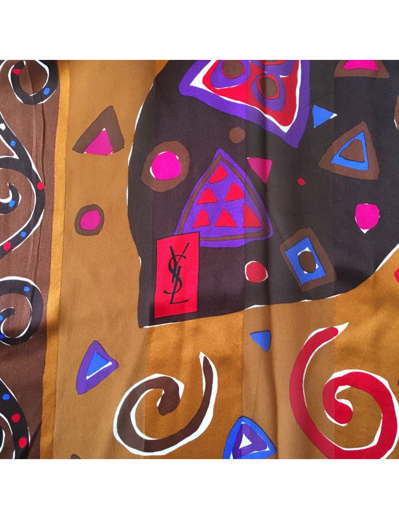 Châle en soie YVES SAINT LAURENT