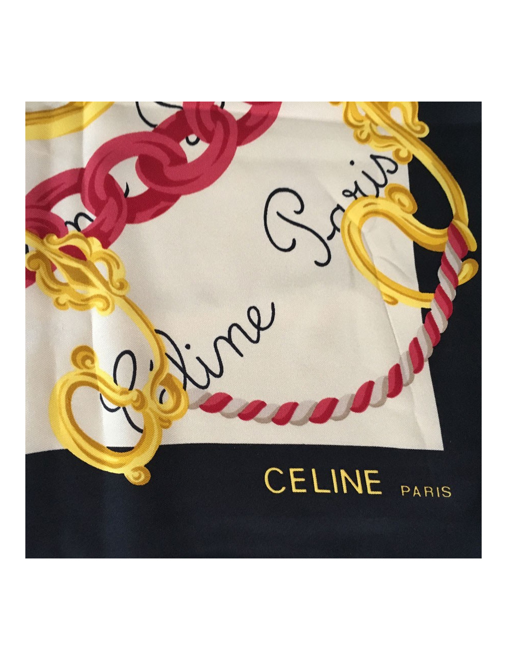 Square of silk CELINE vintage