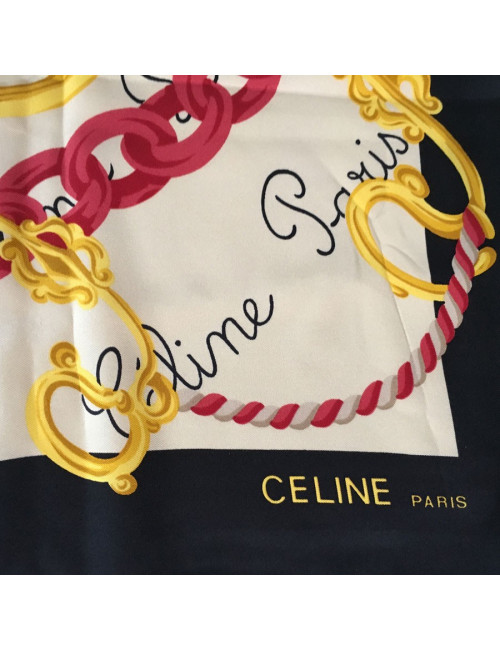 Square of silk CELINE vintage