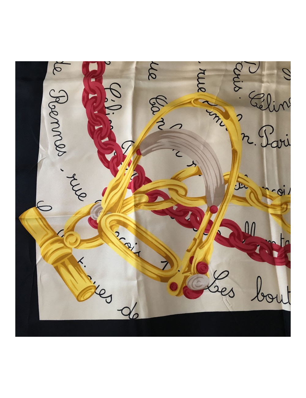 Square of silk CELINE vintage