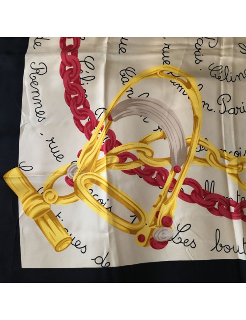 Square of silk CELINE vintage