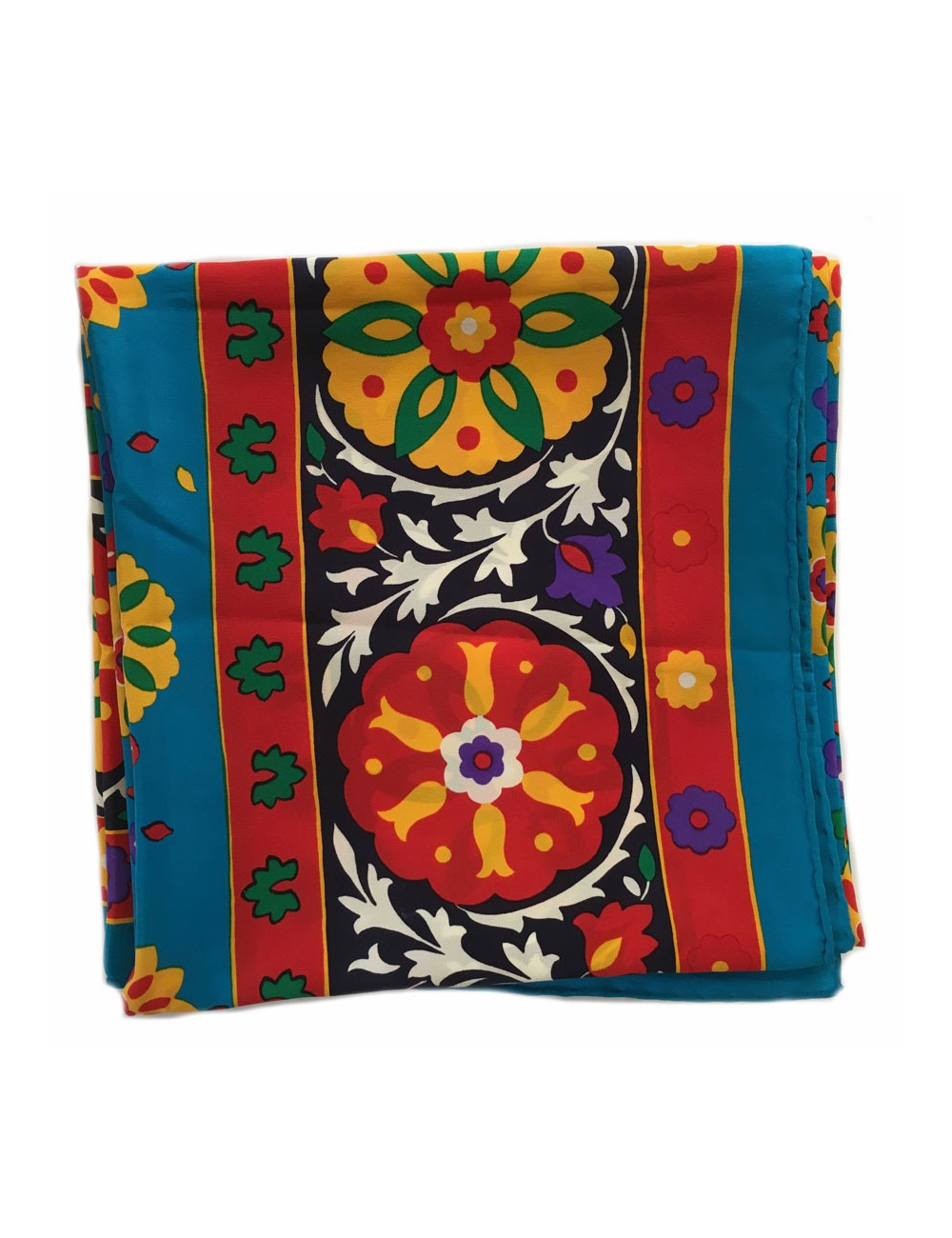 Carré de soie YVES SAINT LAURENT vintage