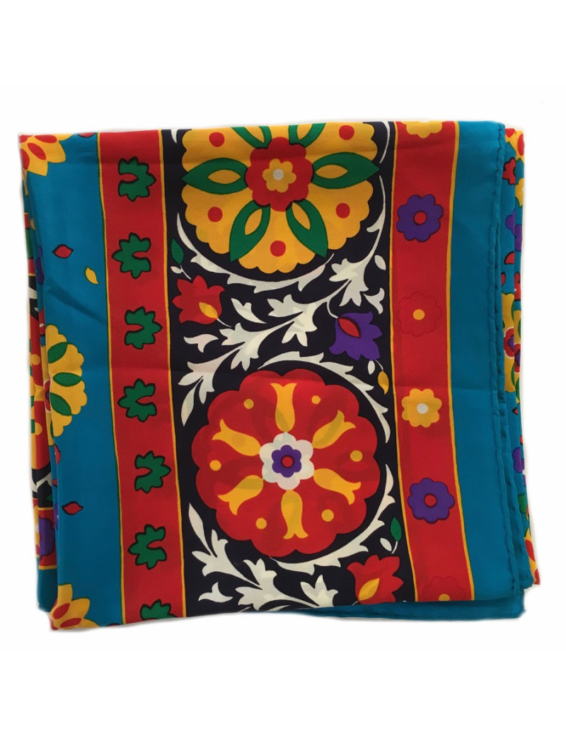 Square of silk YVES SAINT LAURENT vintage