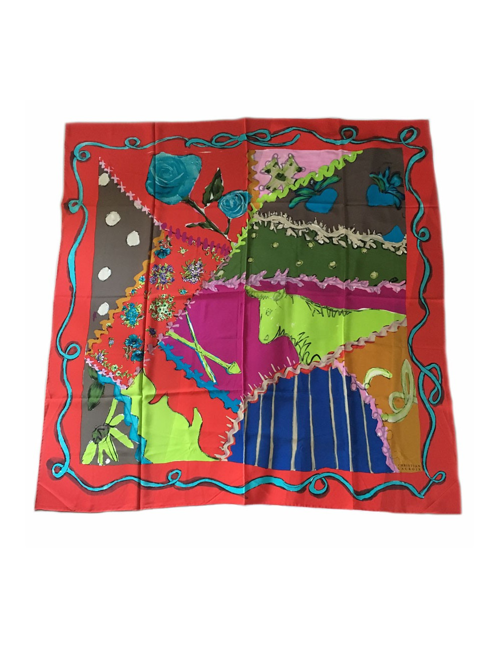 Grand carré en soie CHRISTIAN LACROIX