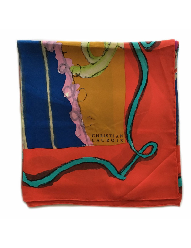 Grand carré en soie CHRISTIAN LACROIX