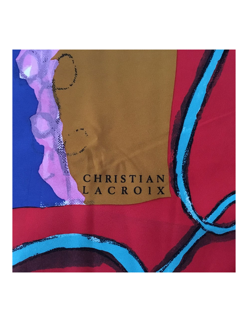 Grand carré en soie CHRISTIAN LACROIX