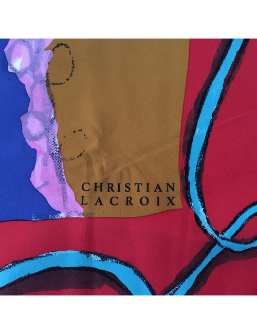 Grand carré en soie CHRISTIAN LACROIX