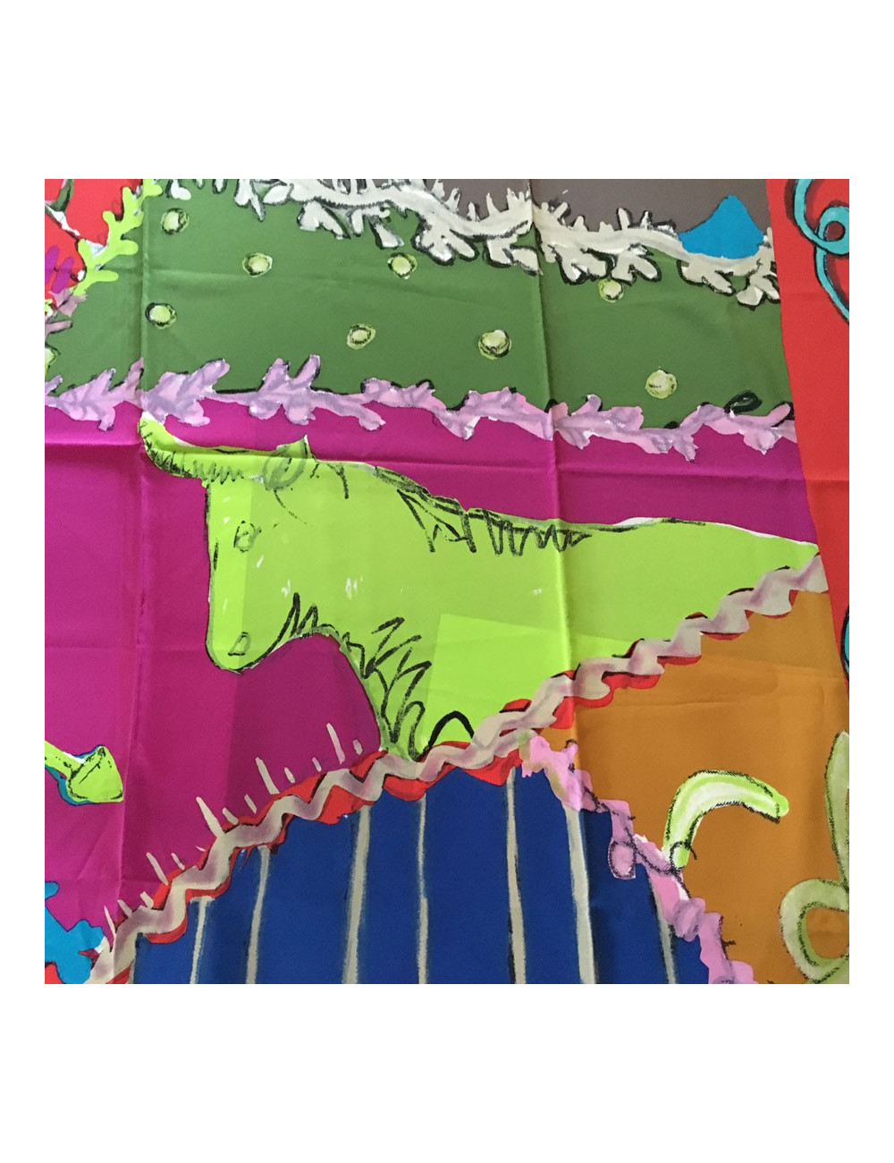 Grand carré en soie CHRISTIAN LACROIX