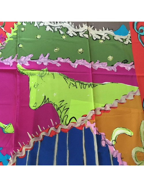 Grand carré en soie CHRISTIAN LACROIX