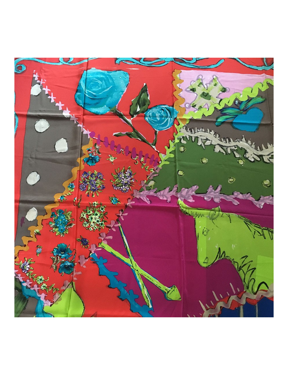 Grand carré en soie CHRISTIAN LACROIX