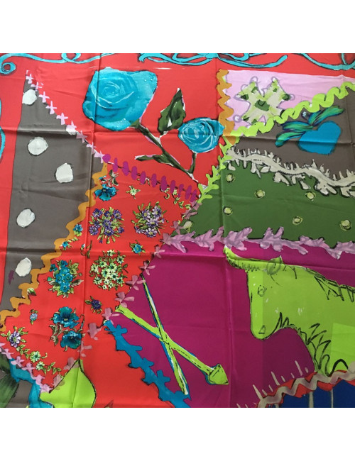 Grand carré en soie CHRISTIAN LACROIX