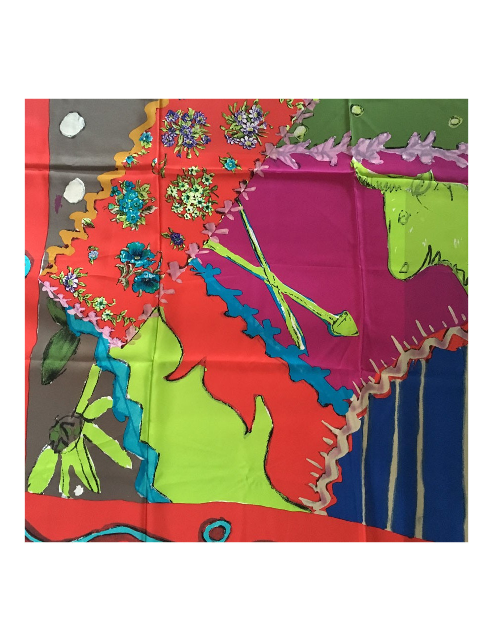 Grand carré en soie CHRISTIAN LACROIX