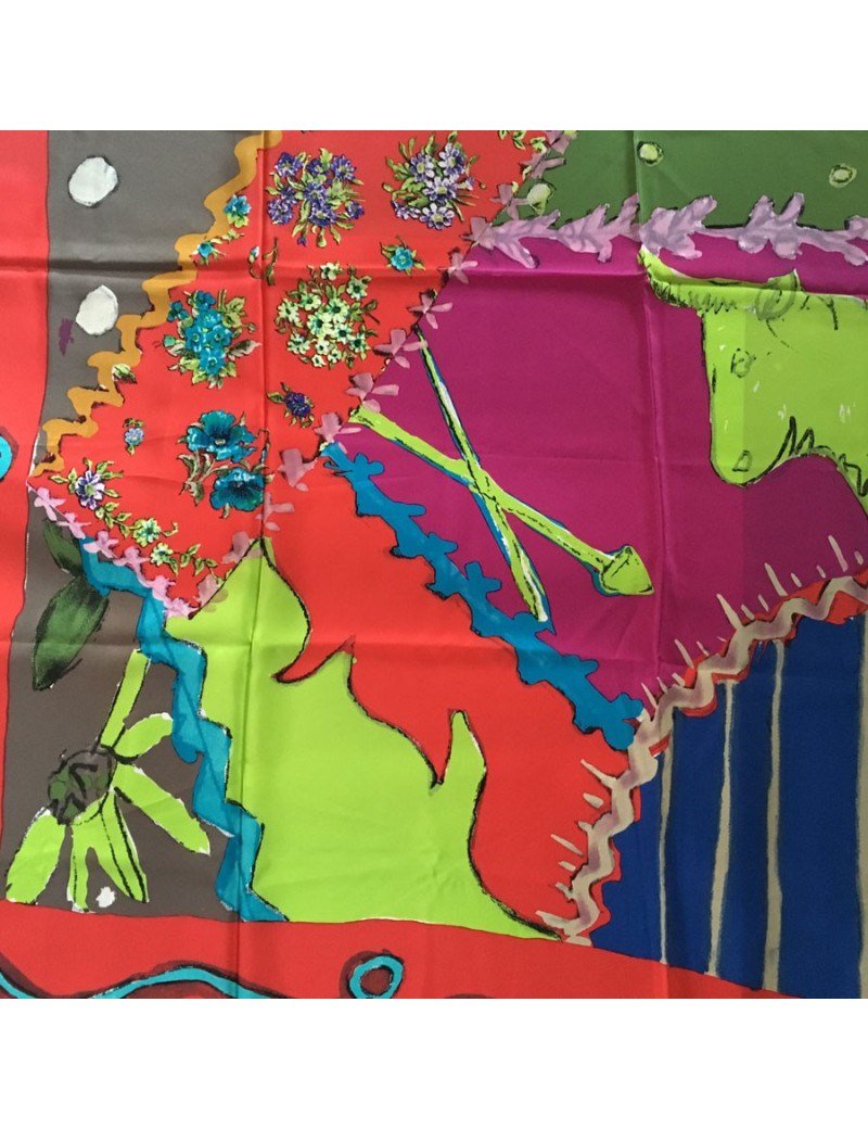 Grand carré en soie CHRISTIAN LACROIX