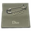 DIOR brooch pin in silver