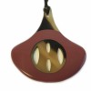 HERMES Horn of Buffalo with Brown cord pendant