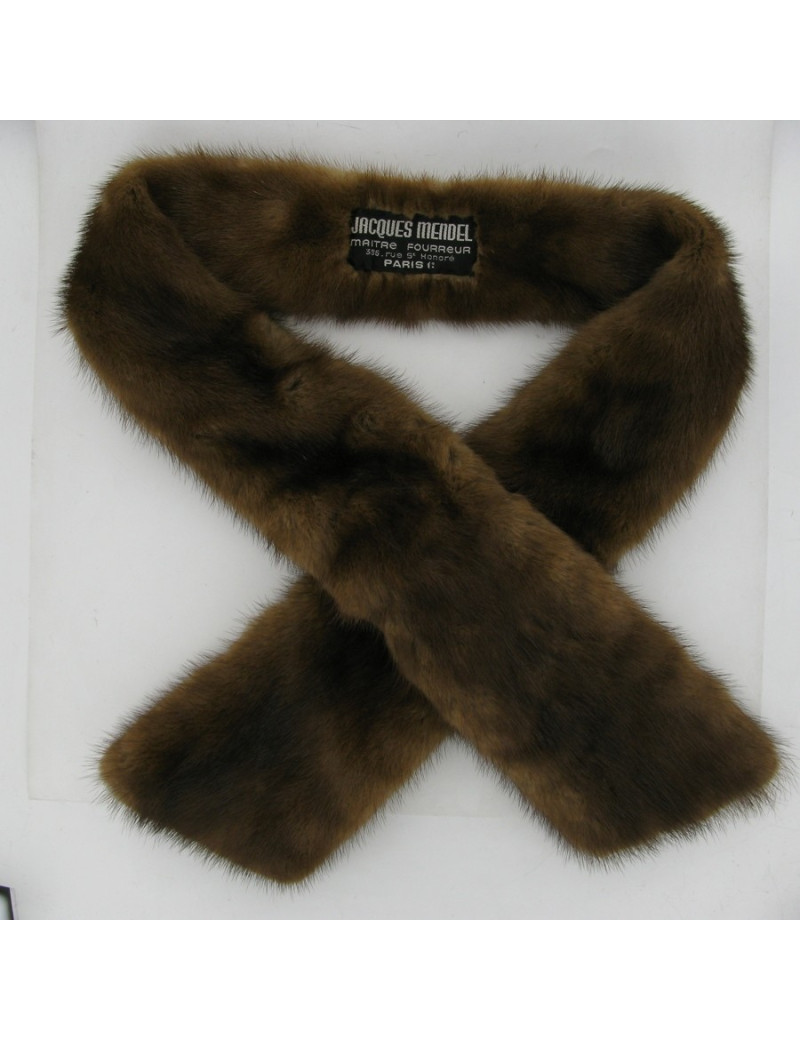 Col en fourrure Jacques MENDEL