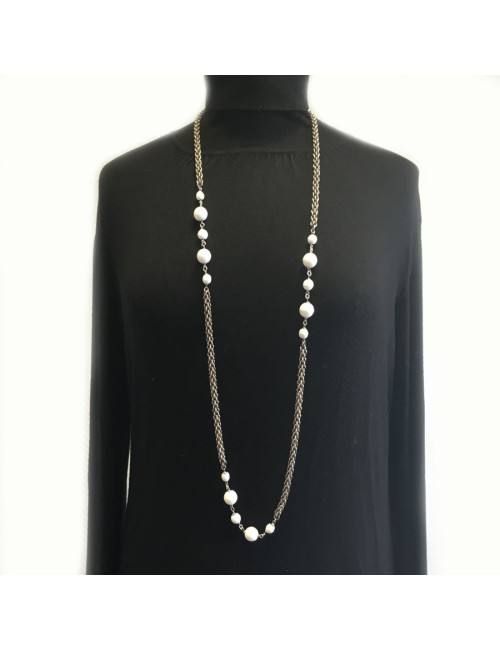 MARGUERITE de VALOIS long chain necklace