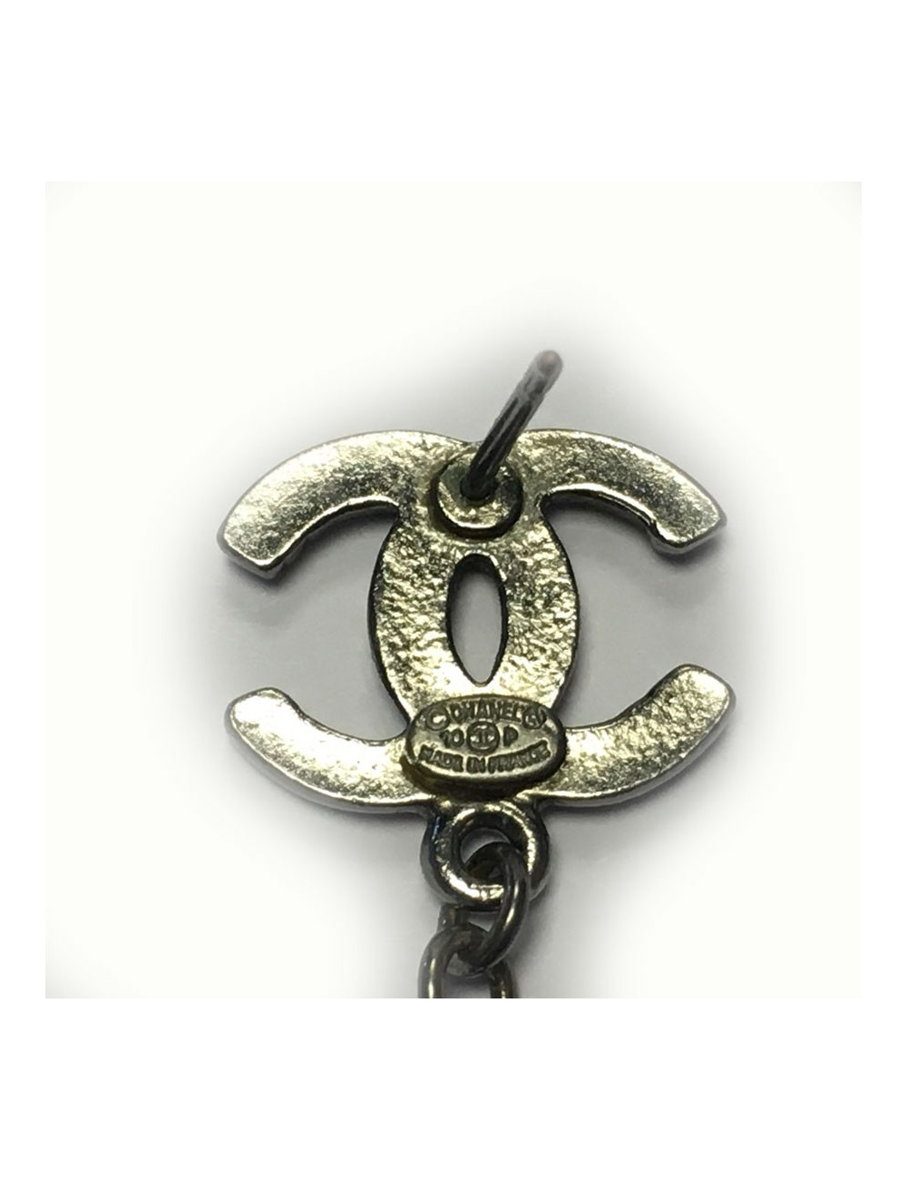 Boucles d'oreille clous CHANEL pendants